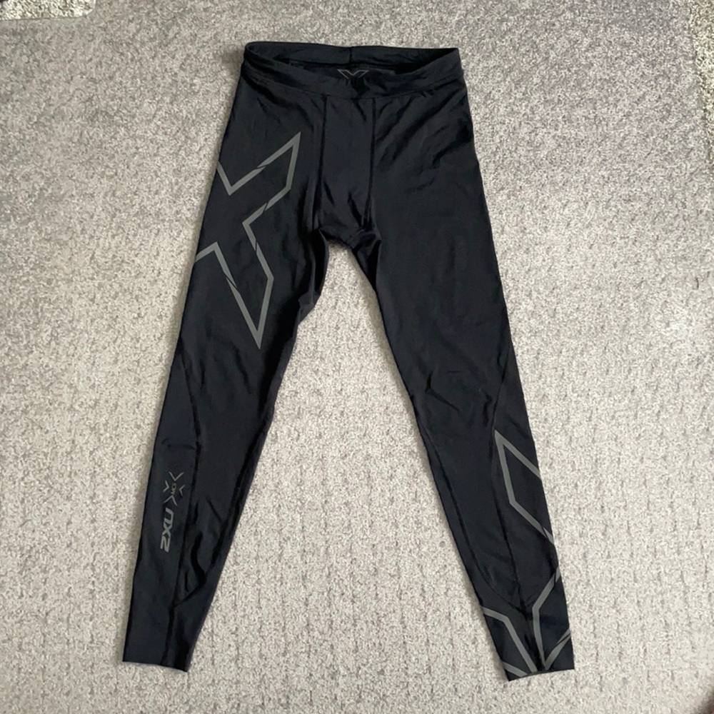 2XU Men’s MCS Compression Tights - Sz L - black